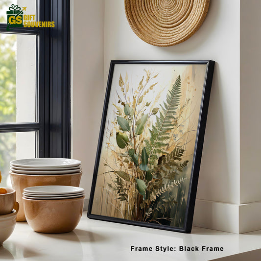 Whispers in the Sunlight – Fern Inspired Canvas Wall Art