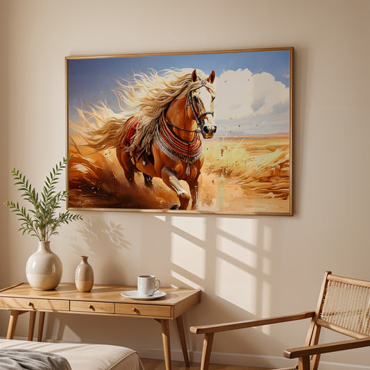 Spirit of Power – Royal Stallion Vaastu Canvas Wall Art