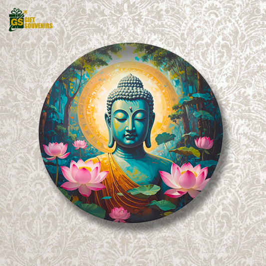 Premium ceramic Buddha wall art for peaceful interiors
