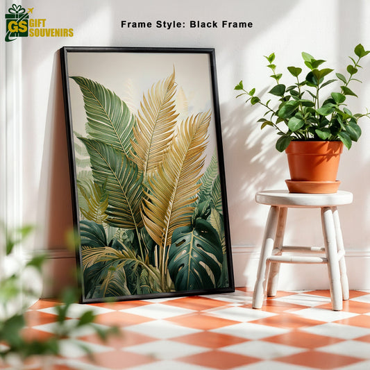Whispers of the Tropics – A Botanical Souvenir Canvas Wall Art