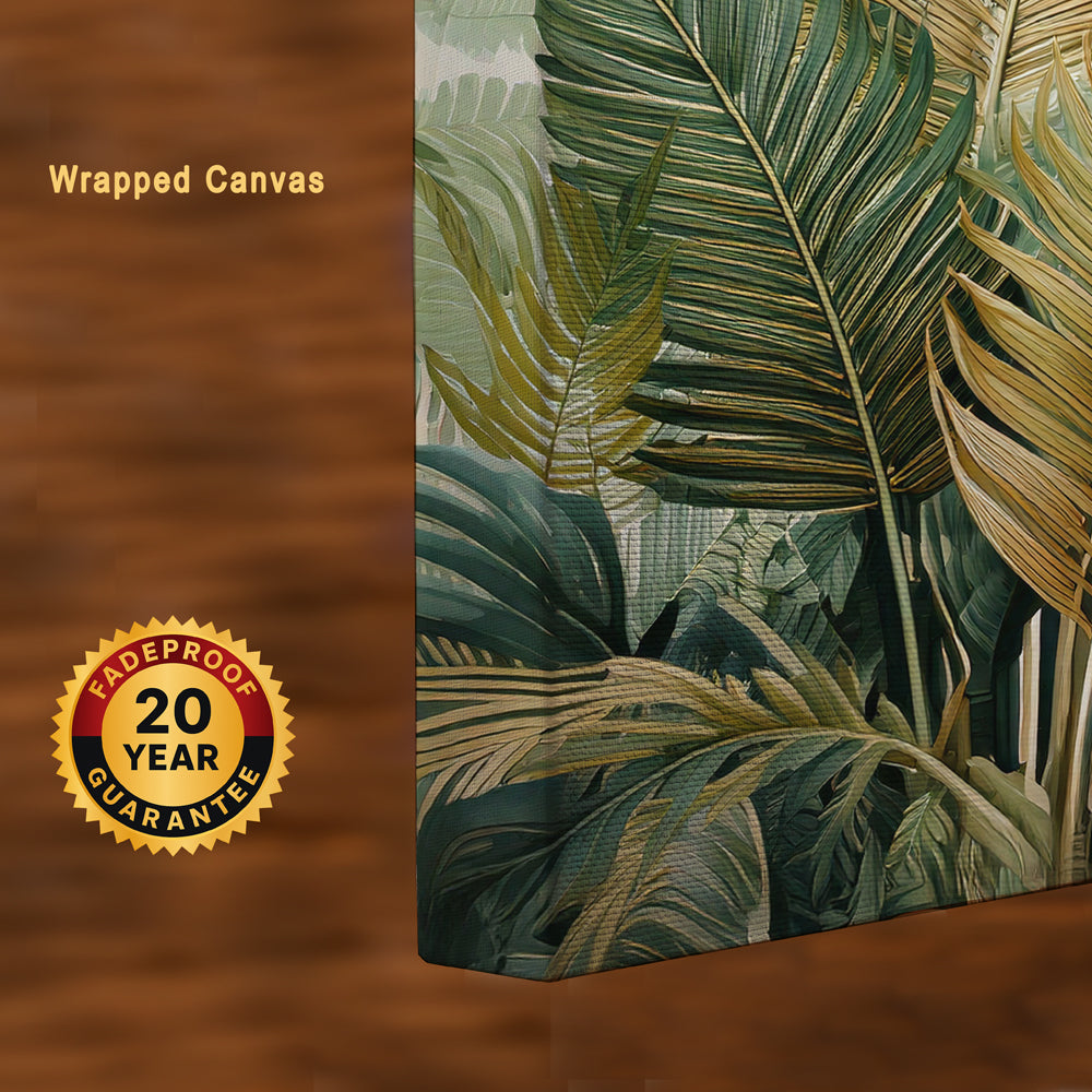 Whispers of the Tropics – A Botanical Souvenir Canvas Wall Art