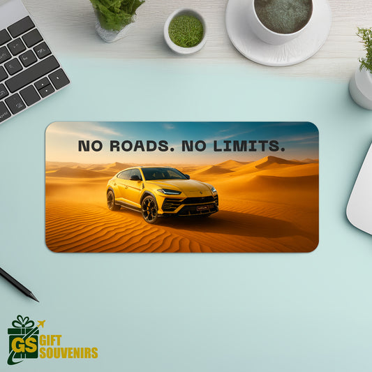 No Roads. No Limits. – Lamborghini Urus Inspired Desk Pad | Desk Mat