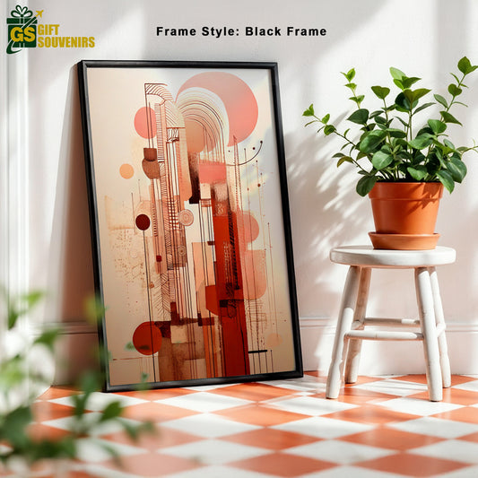 Geometry in Motion – Abstract Canvas Wall Decor