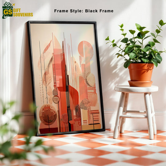 Echoes of the City – Contemporary Abstract Canvas Wall Art