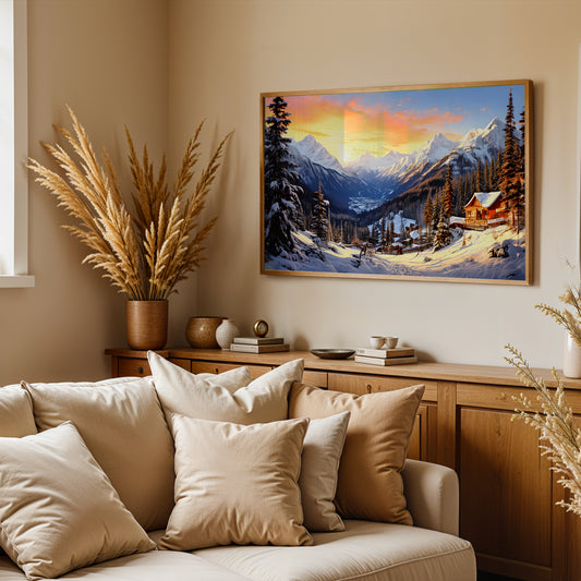 Himalayan Symphony – Where Snow Meets the First Light of Day