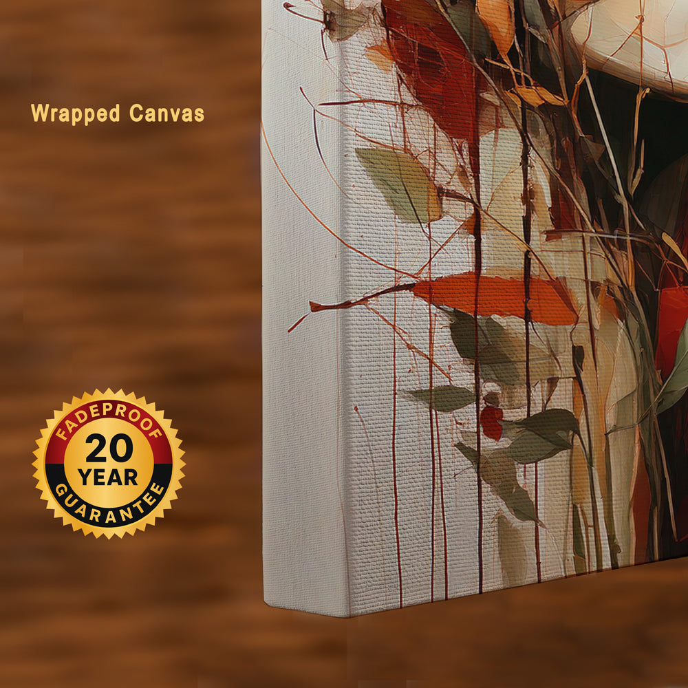 Harmony of Stillness – Feminine Abstract Canvas Wall Art