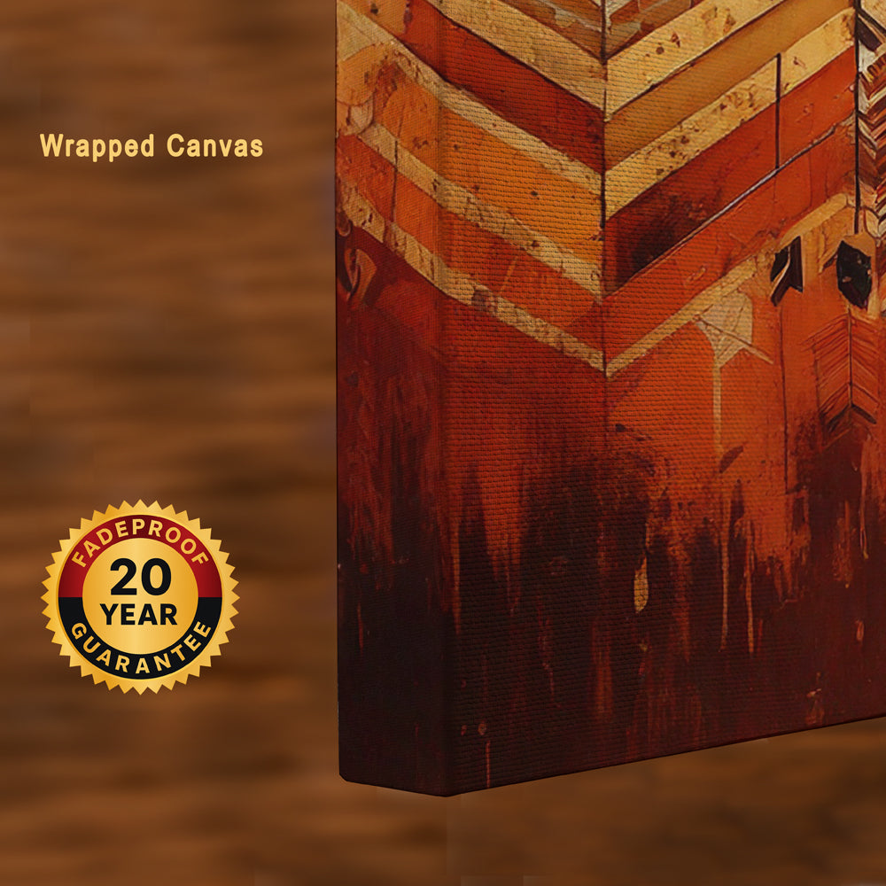 Arrows of Infinity – Abstract Pathways of Strength Canvas Wall Art