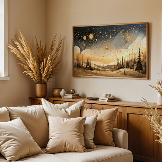 Celestial Tapestry – Where Stars Weave Stories Across the Night