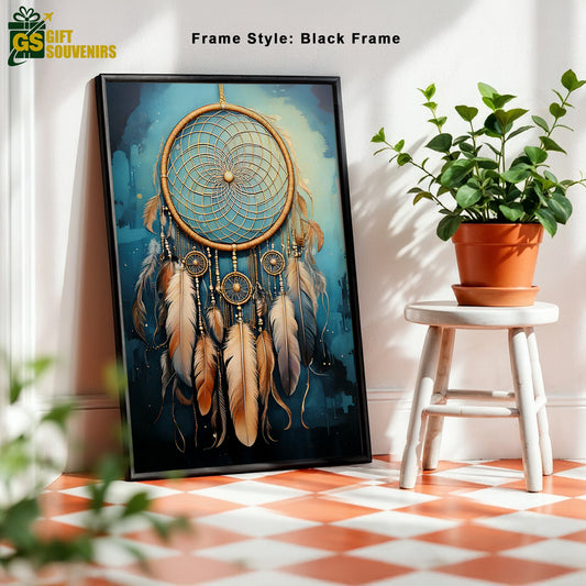 Eternal Dreams – Vastu Inspired Dreamcatcher Canvas Wall Art