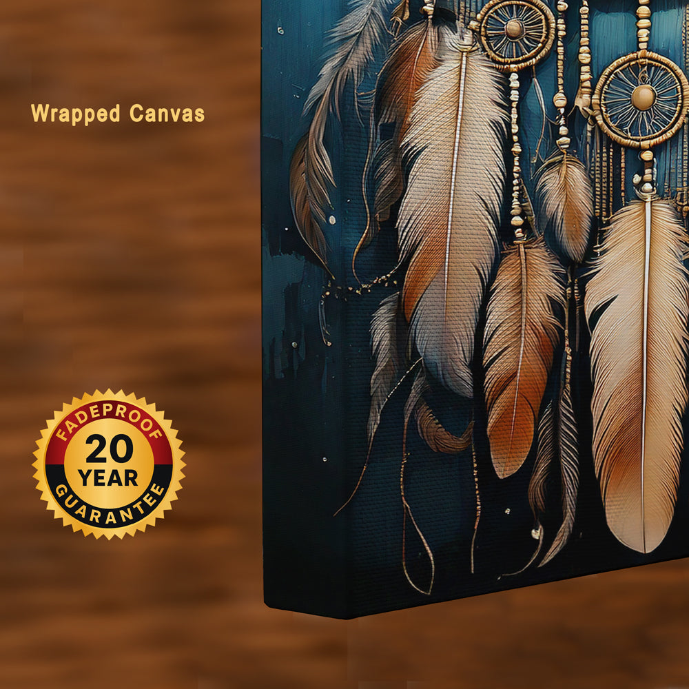 Eternal Dreams – Vastu Inspired Dreamcatcher Canvas Wall Art