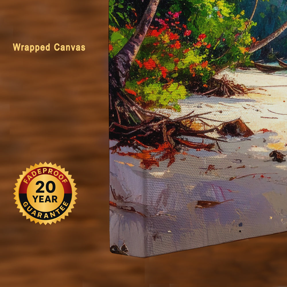 Ocean’s Embrace – Timeless Beauty of the Andaman Islands Captured Canvas Wall Art