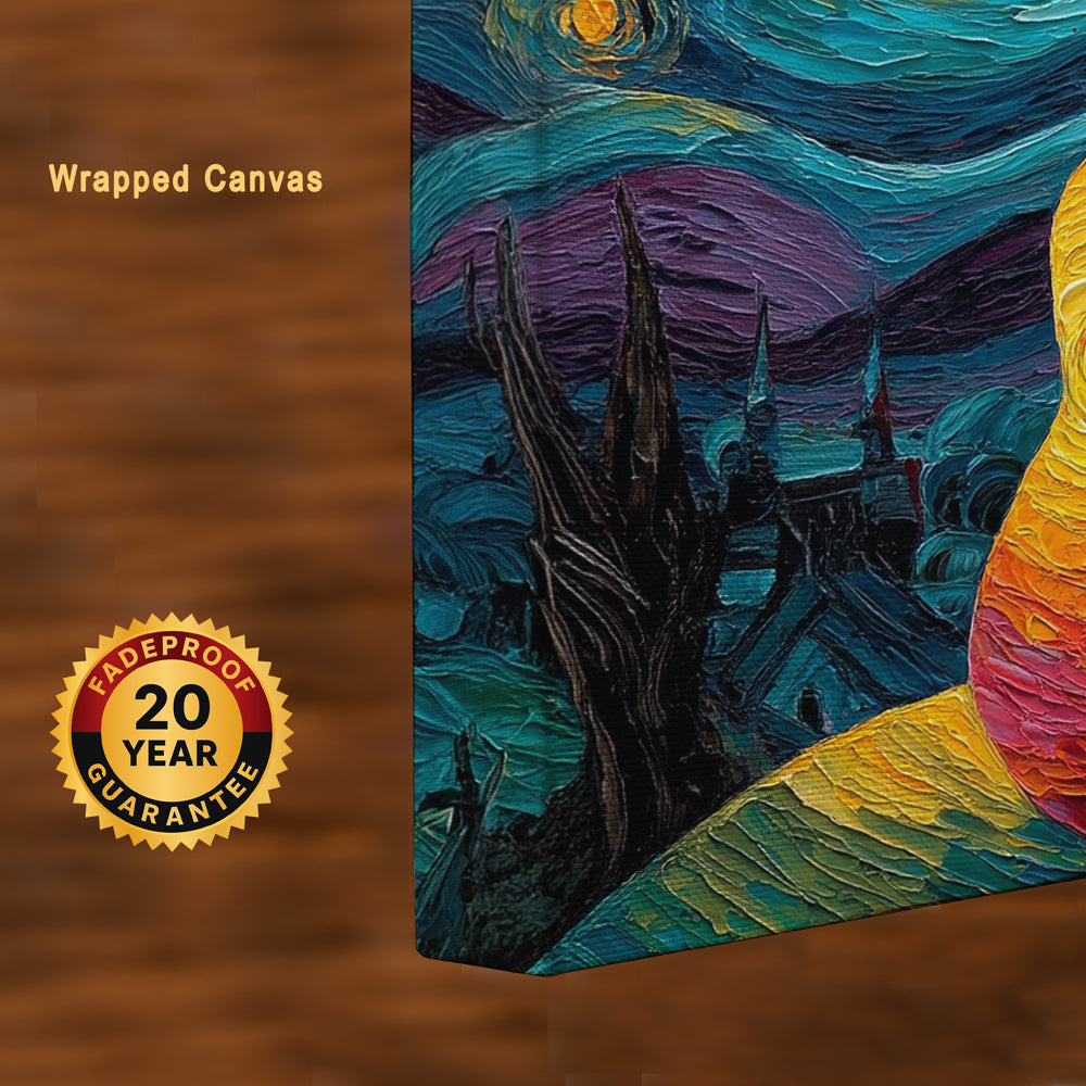 Vibrant music and cosmos-inspired canvas wall art for modern homes