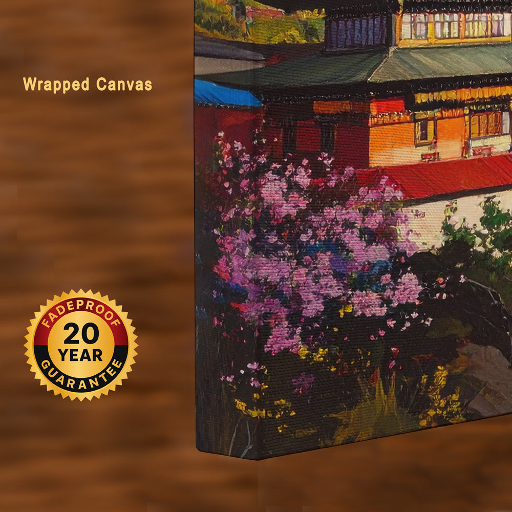 Tranquil Heights – Ladakh Monastery Canvas Wall Art