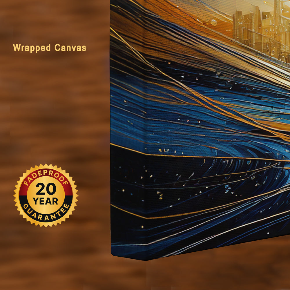 Radiance of the Skyline – Modern Canvas Wall Art