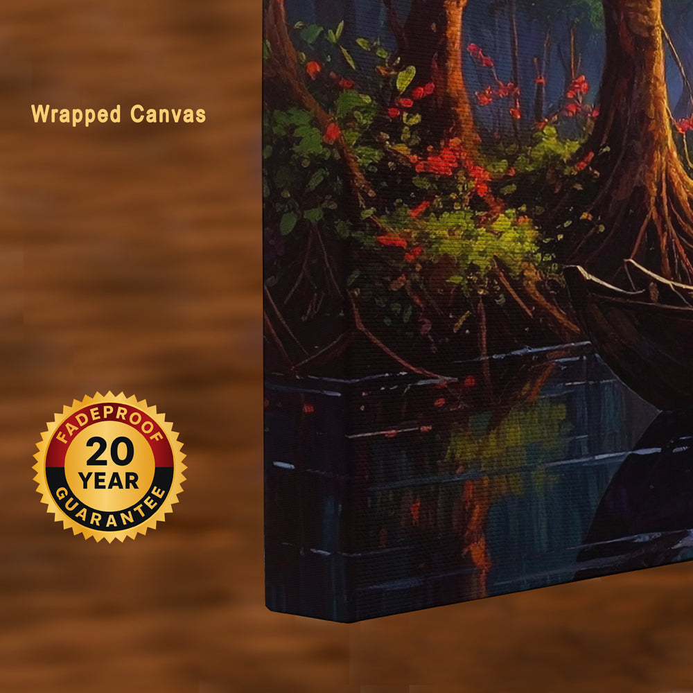 Ebb & Echo – A Journey Through the Sundarbans Canvas Wall Art