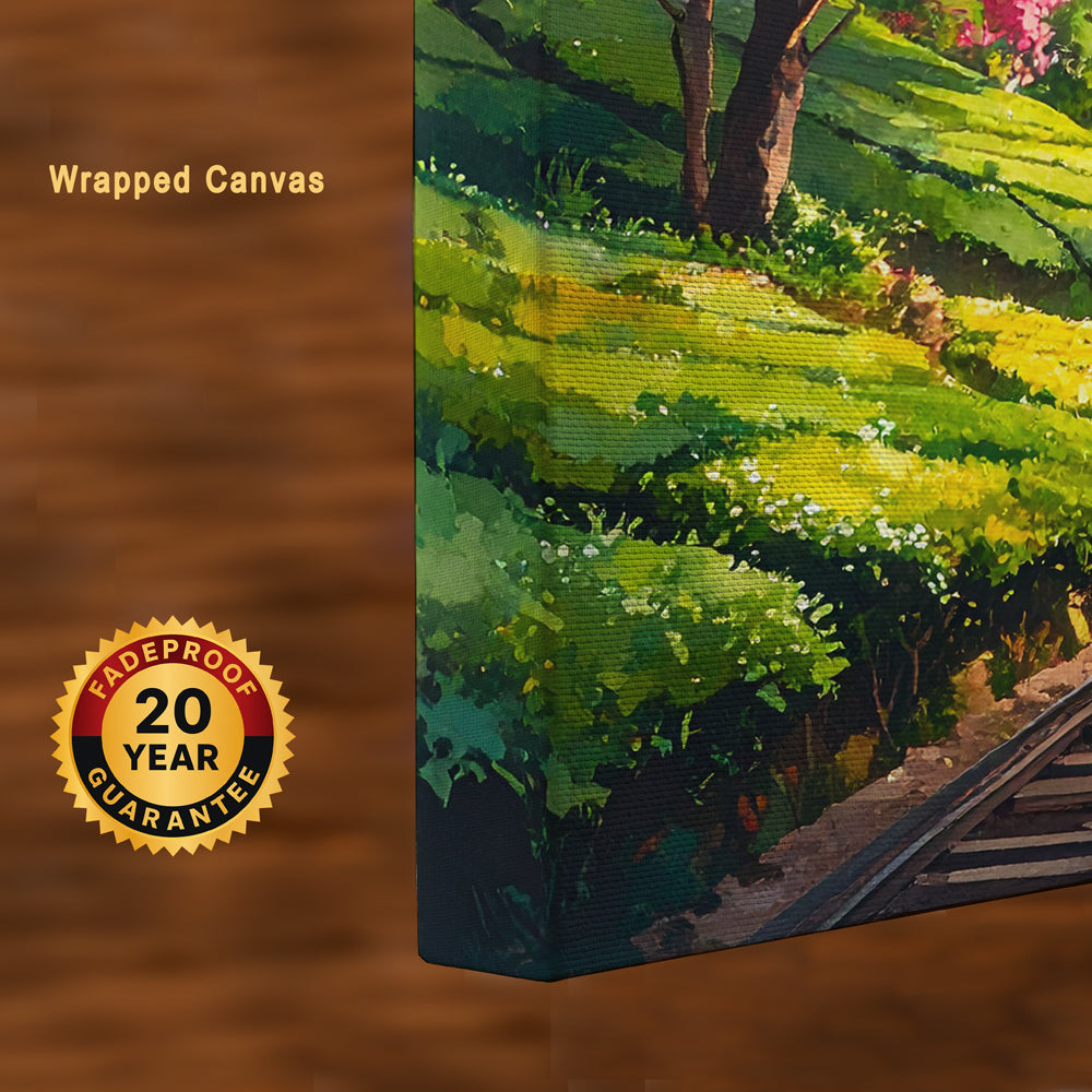 Tracks of Tranquility – Inspired by Ooty Toy Train Journey Canvas Wall Art