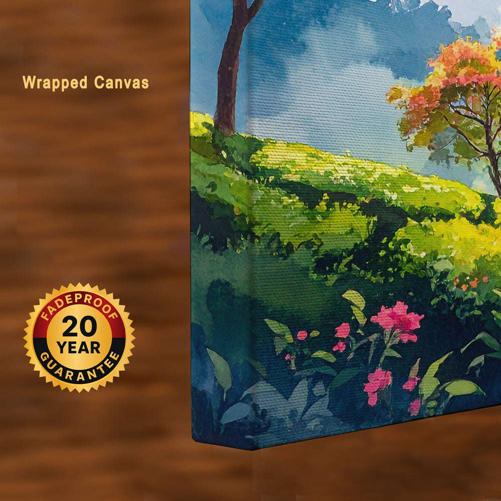 Journey Through the Nilgiris – Inspired by Ooty Toy Train Canvas Wall Art