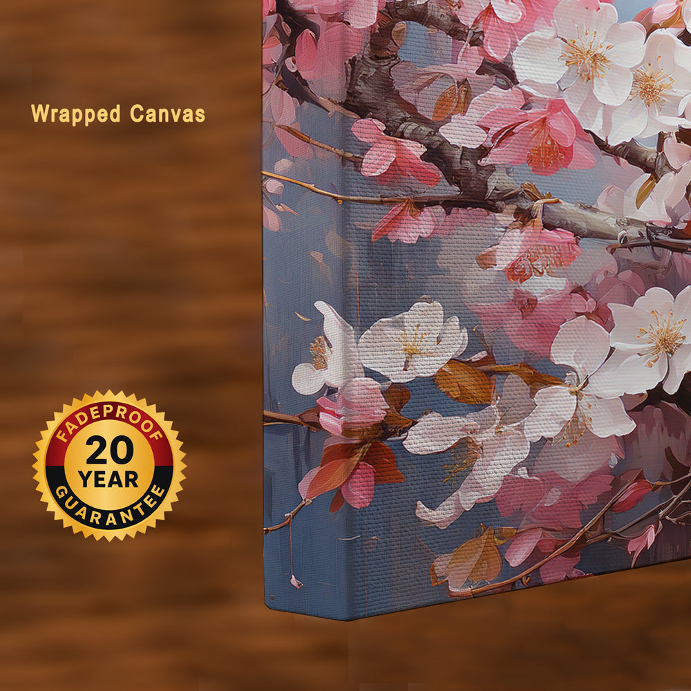 Blossoms of Serenity – Harmony in Bloom Canvas Wall Art