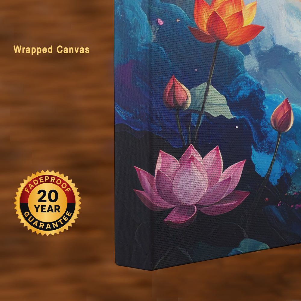 Serenity Within – Buddha’s Aura of Harmony Canvas Wall Art