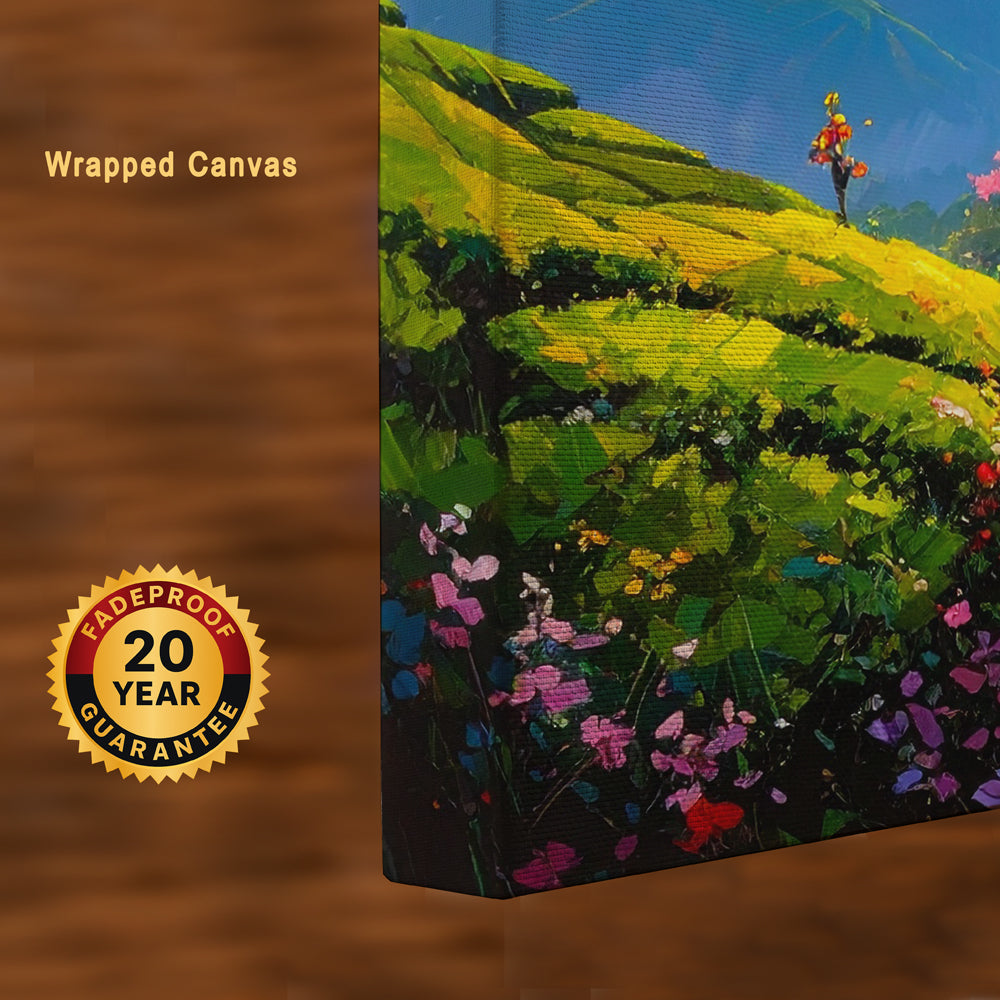 Darjeeling Reverie – Nature’s Poetry in the Himalayas Canvas Wall Art