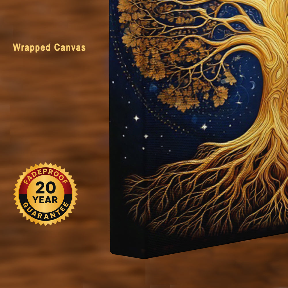 Eternal Roots – Vaastu Tree of Life Canvas Canvas Wall Art
