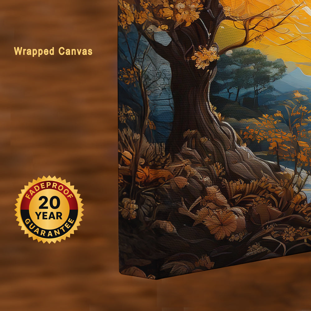 Majestic Dawn – Auspicious Energy Stag Canvas