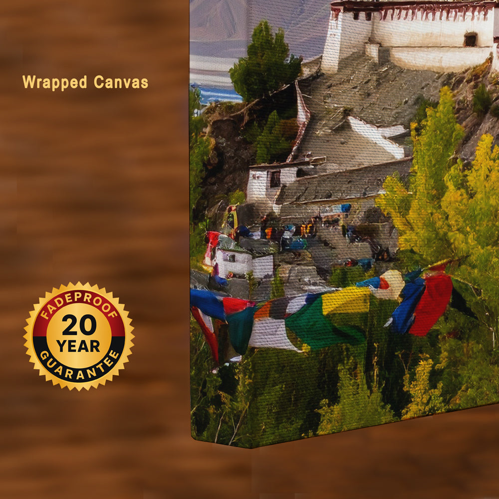 Key Monastery – Sentinel of Spiti Canvas Wall Art