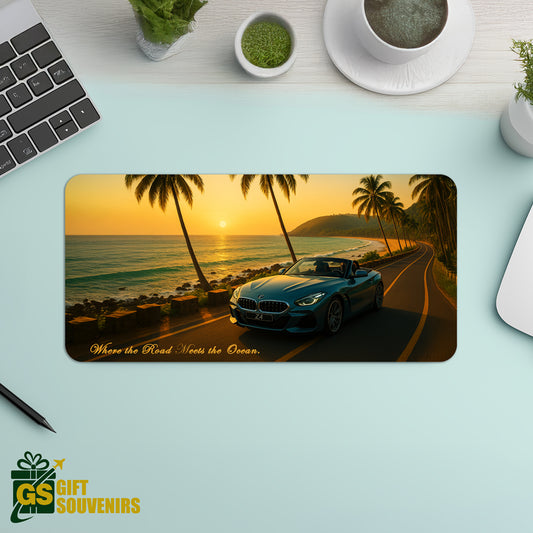 Where the Road Meets the Ocean – BMW Z4 Desk Pad | Desk Mat