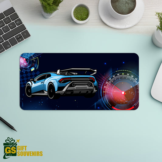 Speed Circuit – Futuristic Racing Desk Pad | Desk Mat