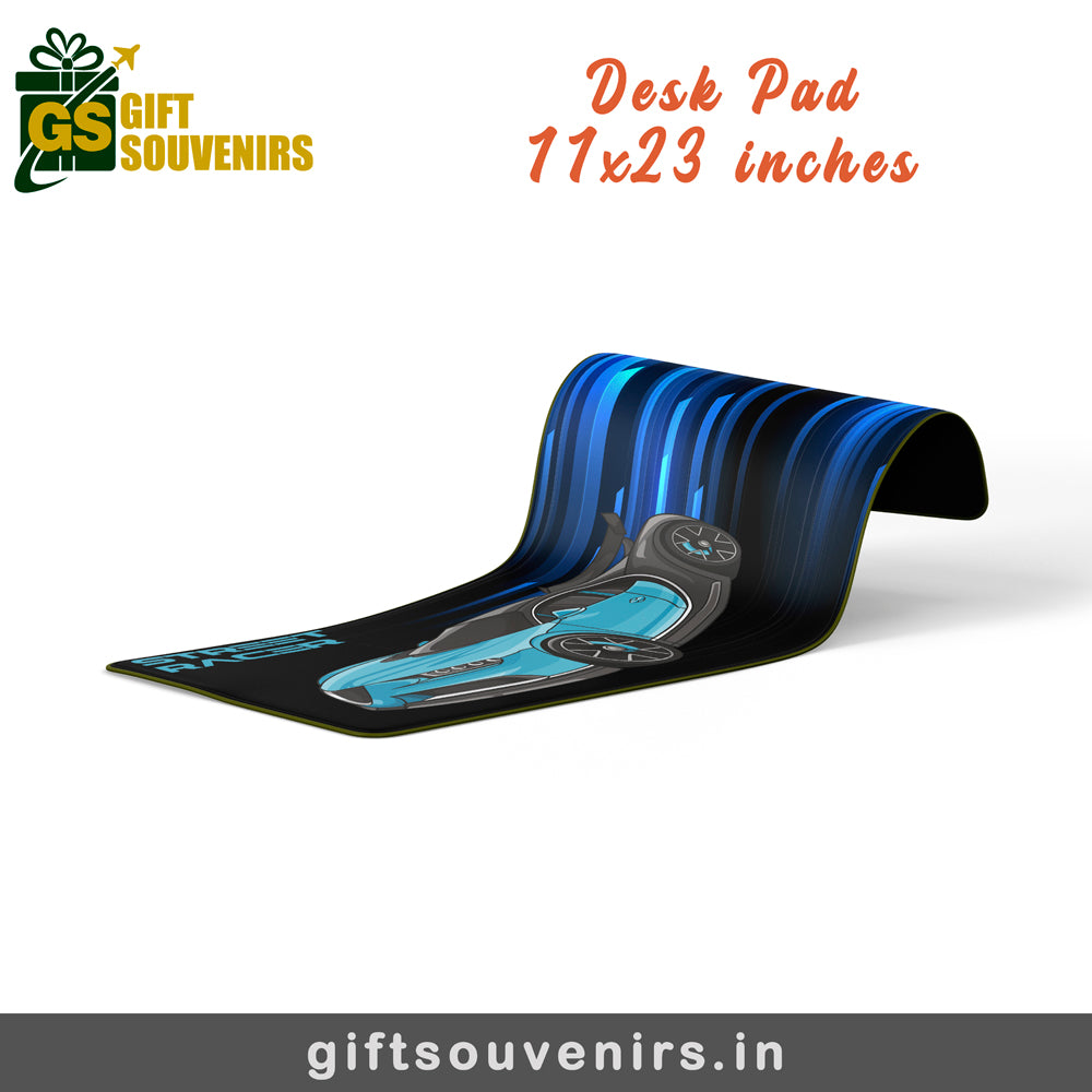 Street Racer Blue – Performance Desk Pad | Desk Mat