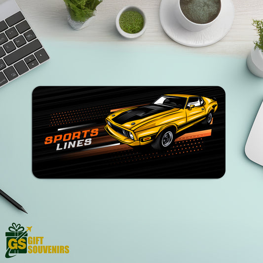 Sports Lines Classic – Muscle Car Desk Pad | Desk Mat