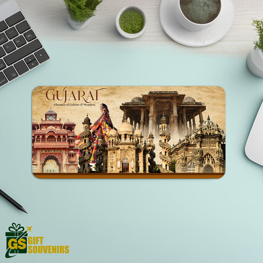 Vibrant Gujarat – Culture & Heritage Desk Pad | Desk Mat