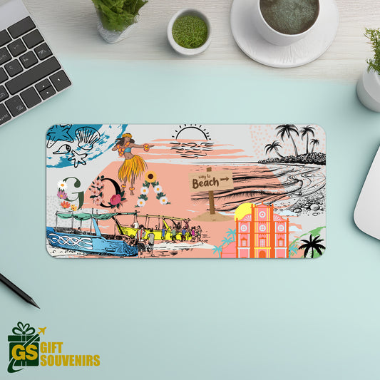 Goa Vibes – Beach & Culture Desk Pad | Desk Mat