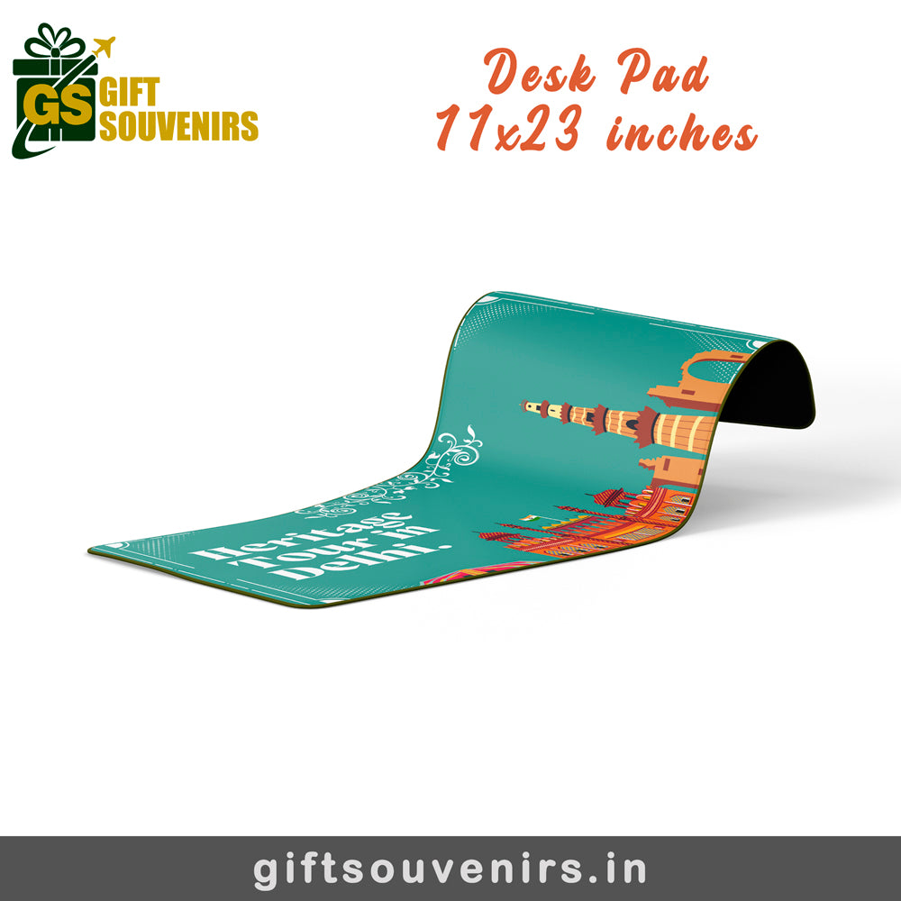 Heritage Tour Delhi – Historic Landmarks Desk Pad | Desk Mat