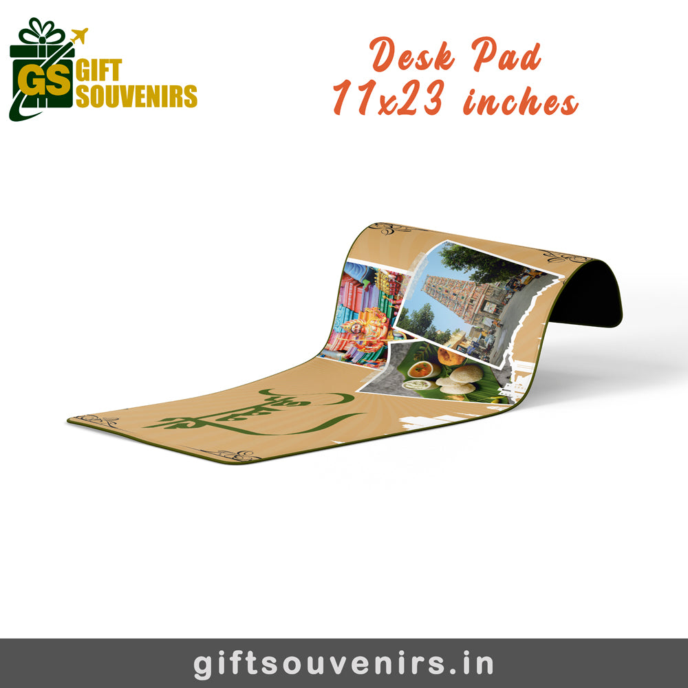 Chennai Essence – Culture & Cuisine Desk Pad | Desk Mat