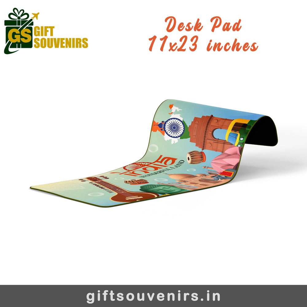India Wonderful Land – Cultural Icons Desk Pad | Desk Mat