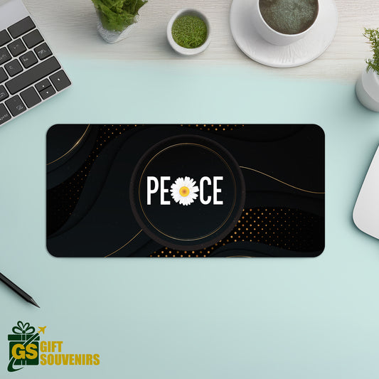 Peace – Minimal Aesthetic Desk Pad | Desk Mat
