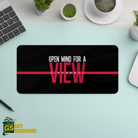 Open Mind, Different View – Perspective Desk Pad | Desk Mat
