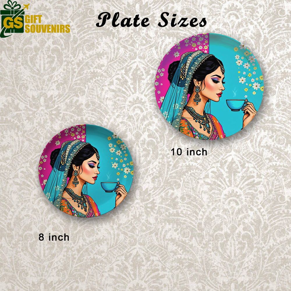 Chai & Charm – A Modern Muse Ceramic Plate