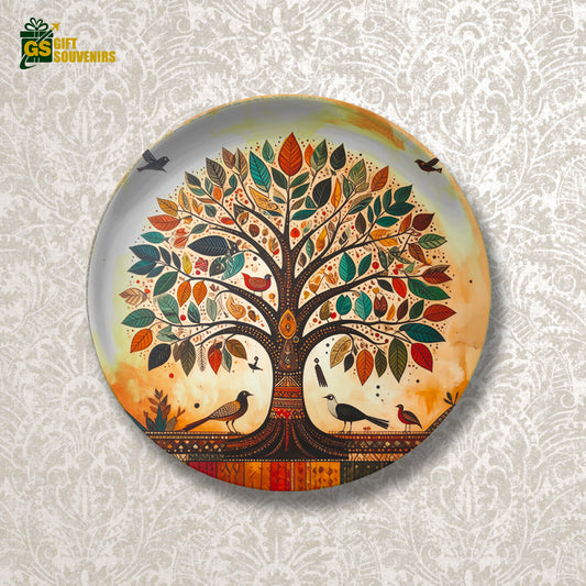 Eternal Roots – Tree of Life Ceramic Wall Art Plate