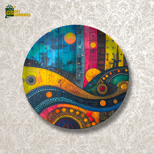 Celestial Currents – Abstract Energy Wall Plate