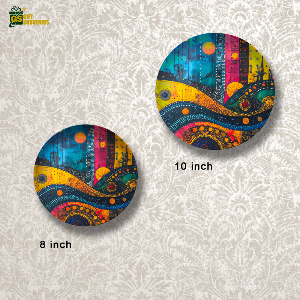 Celestial Currents – Abstract Energy Wall Plate