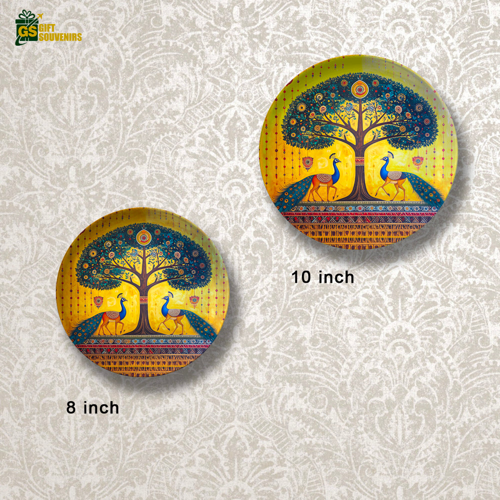 Sacred Symphony – Peacocks Beneath the Eternal Tree