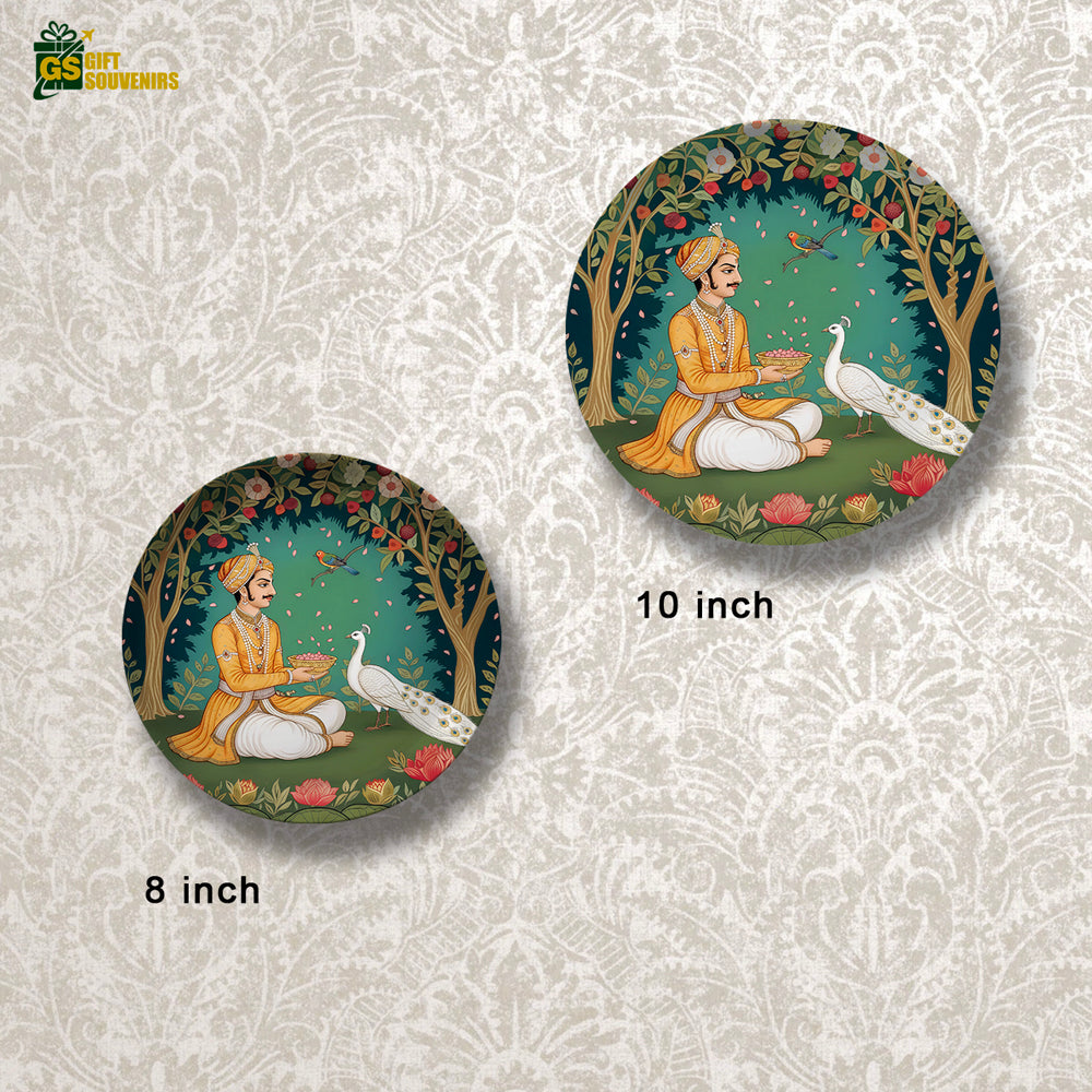Garden of Royal Blessings – Indian Heritage Ceramic Wall Plate