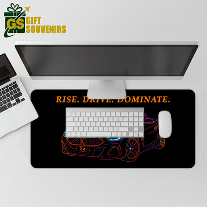 Rise. Drive. Dominate. – BMW Z4 Neon Desk Pad | Desk Mat