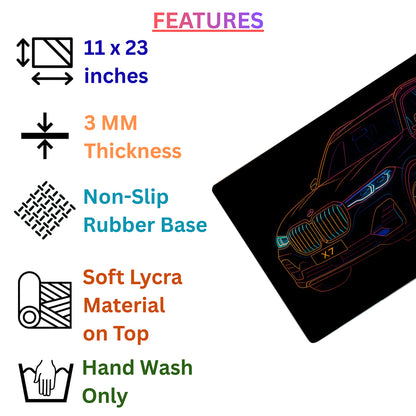 It’s Just You, the Road & Your Thoughts – BMW X7 Desk Pad | Desk Mat