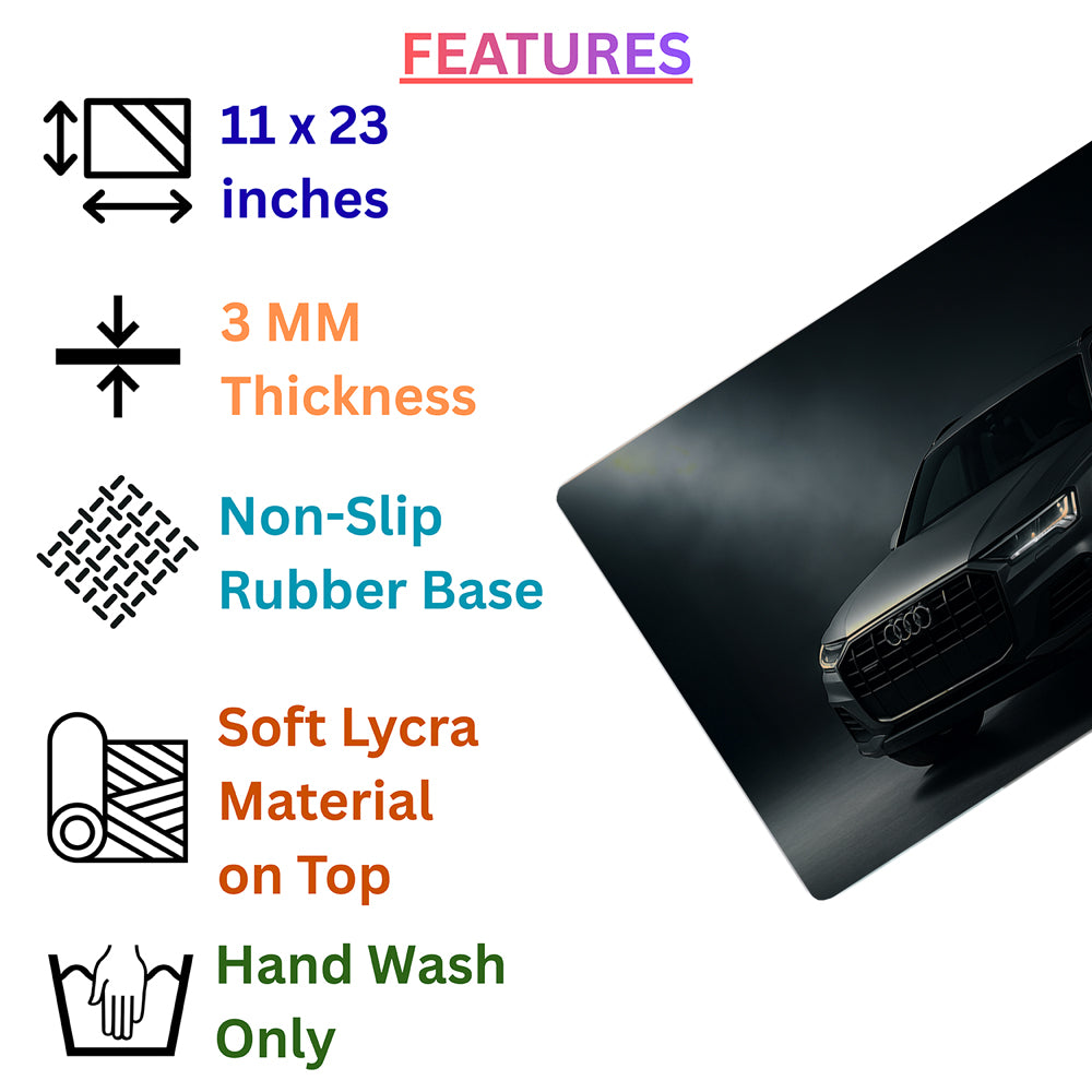 Find Your Calm in Motion – Audi Inspired Desk Pad | Desk Mat