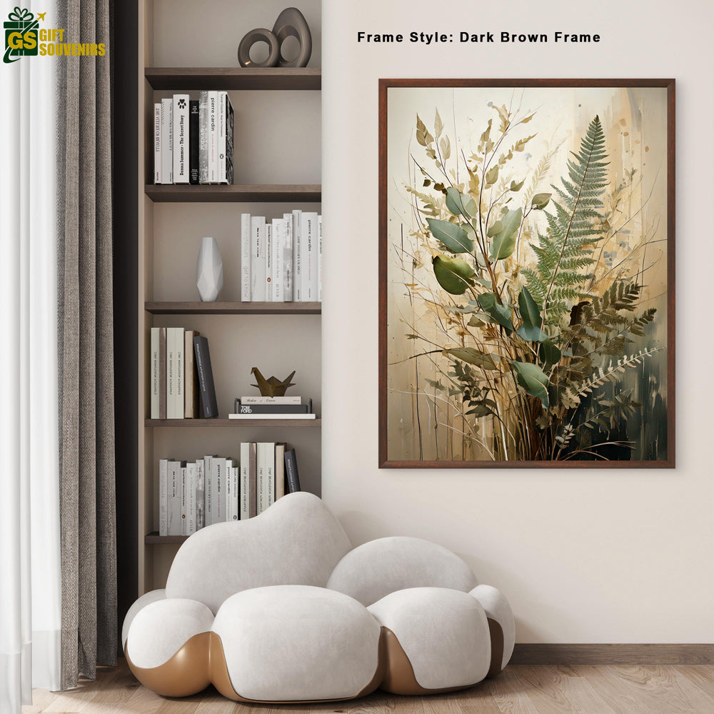 Whispers in the Sunlight – Fern Inspired Canvas Wall Art