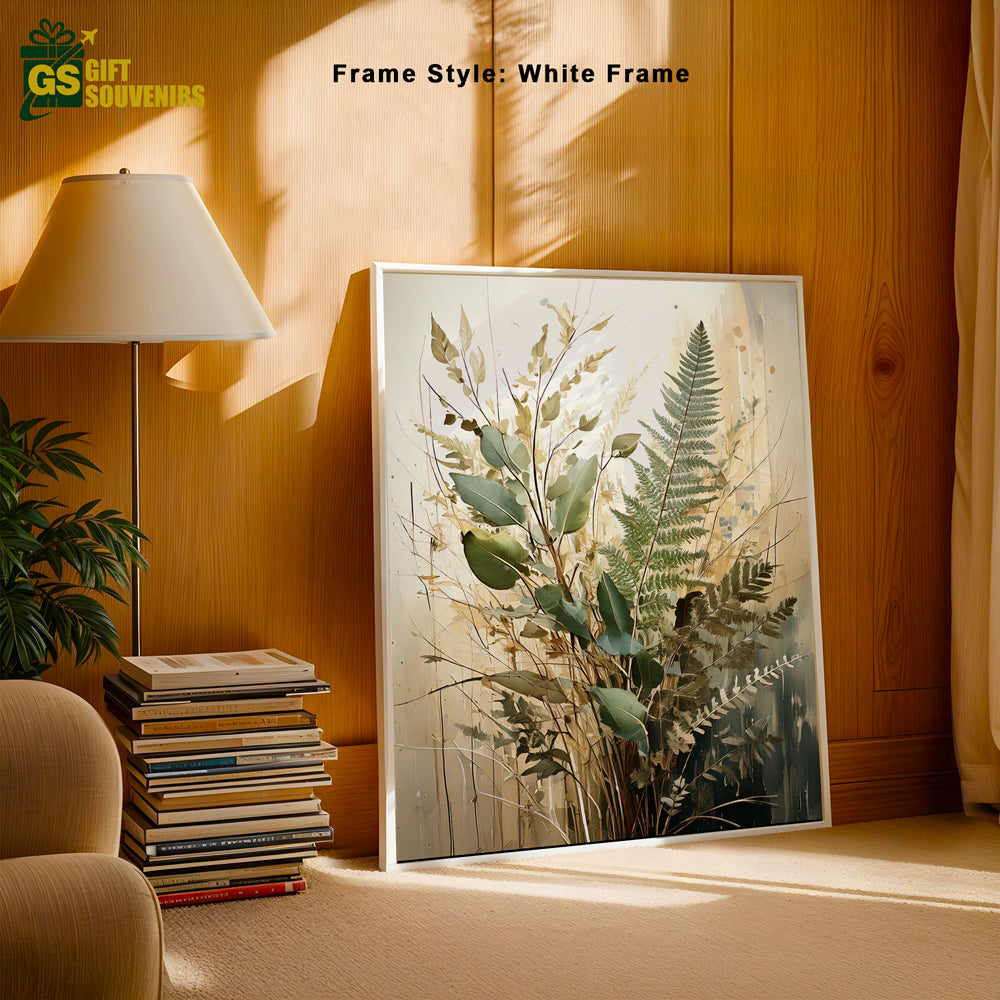 Whispers in the Sunlight – Fern Inspired Canvas Wall Art