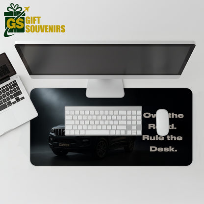 Own the Road. Rule the Desk. – Scorpio-N Inspired Desk Pad | Desk Mat